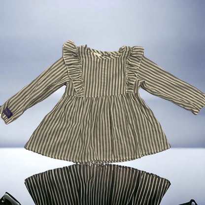 Ruffle stripe shirt/dress