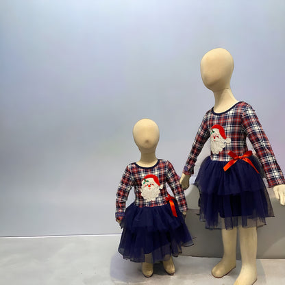 Santa plaid dress